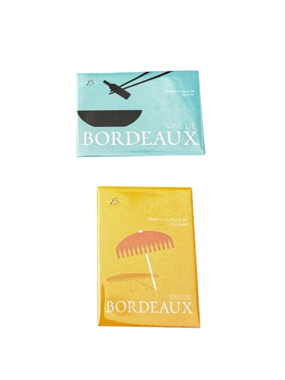 Set of 2 magnets, Vins de Bordeaux, “There is so much to discover”